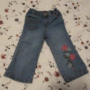 Old Navy Baby Denim with Floral Embroidery for Baby Girls